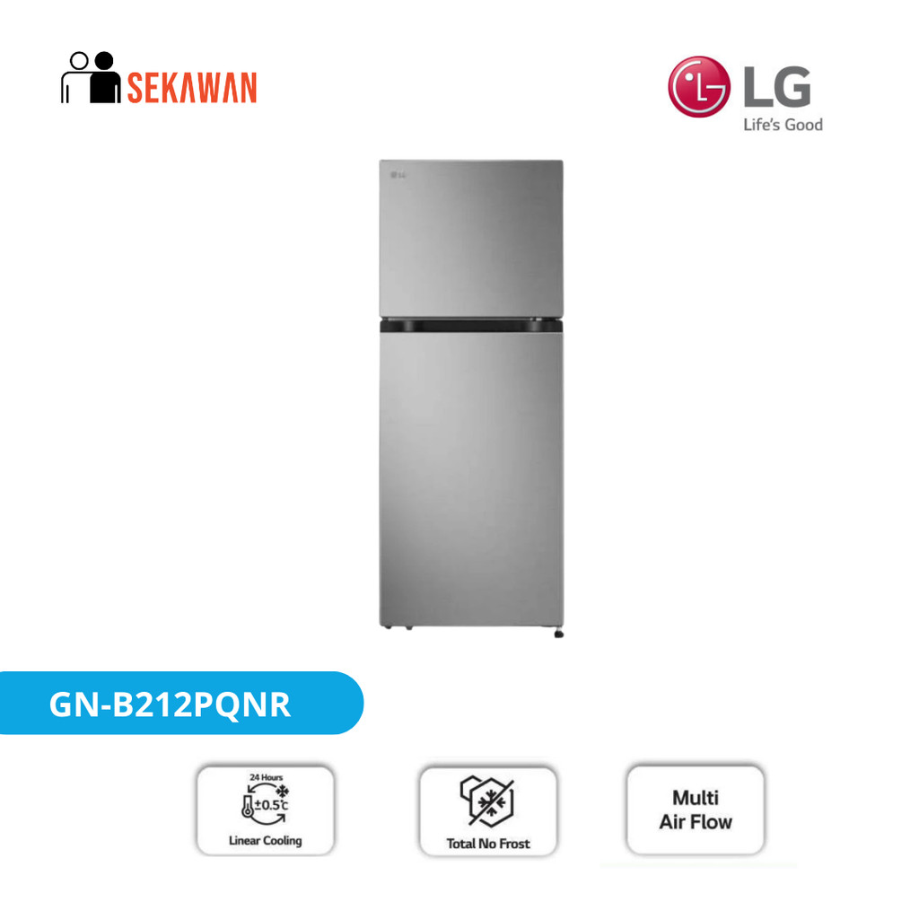KULKAS 2 PINTU LG GN-B212PQNR