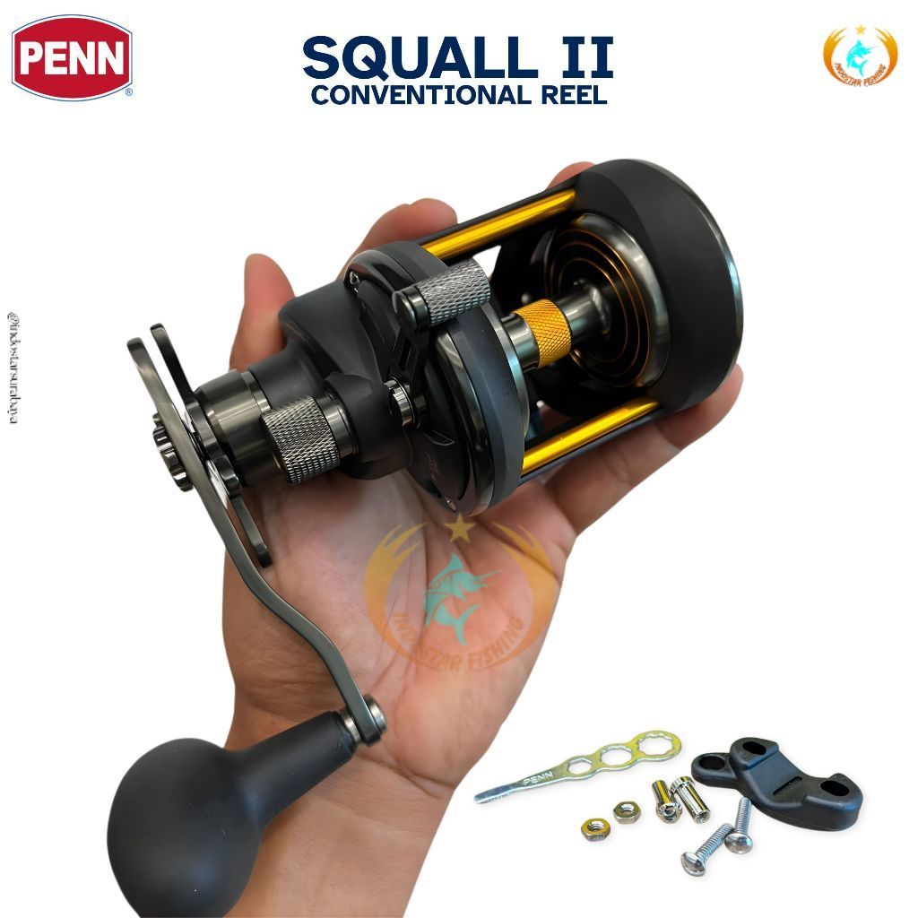 PENN Squall II OH Reel Performa Maksimal Jigging & Trolling
