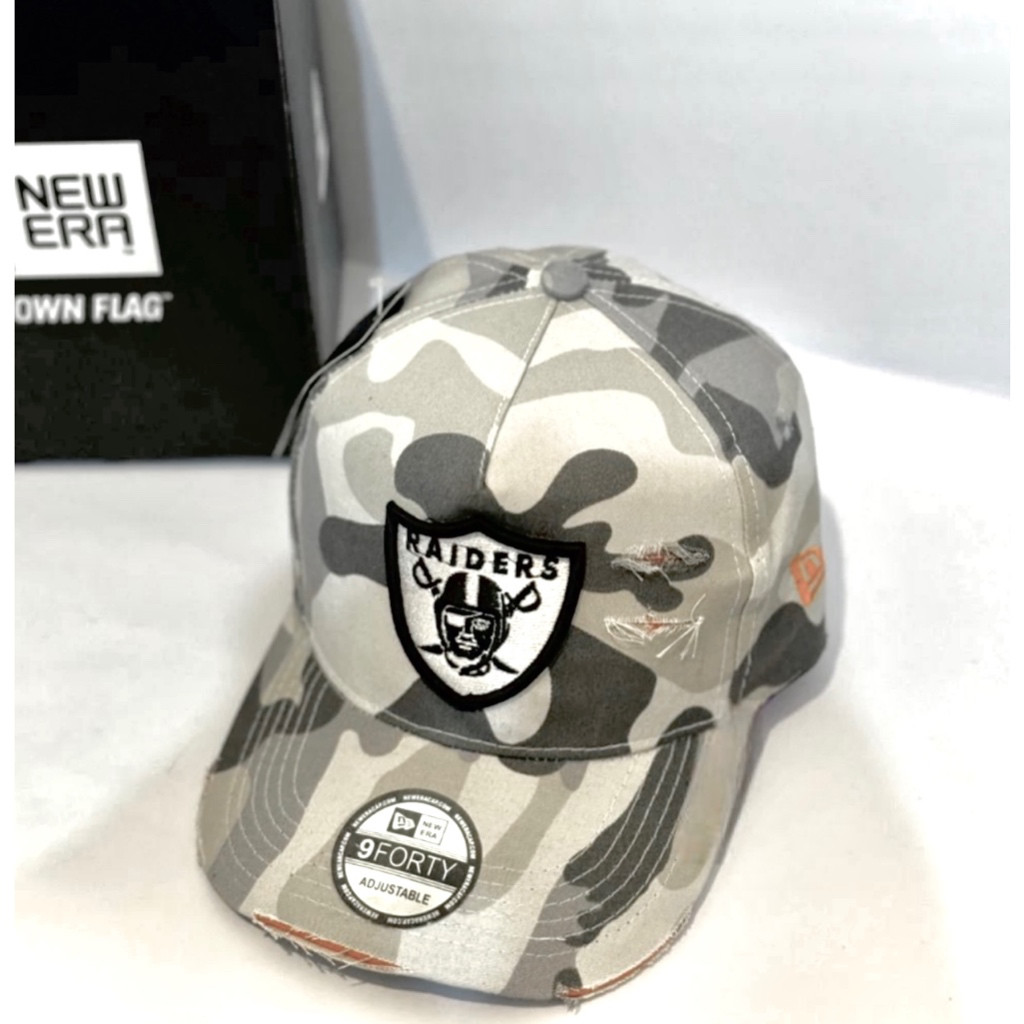 Topi Baseball Camo RAIDERS Sobek Caps NY Preminium Pria Wanita/Topi Distro Hat Dewasa ,Real Pict