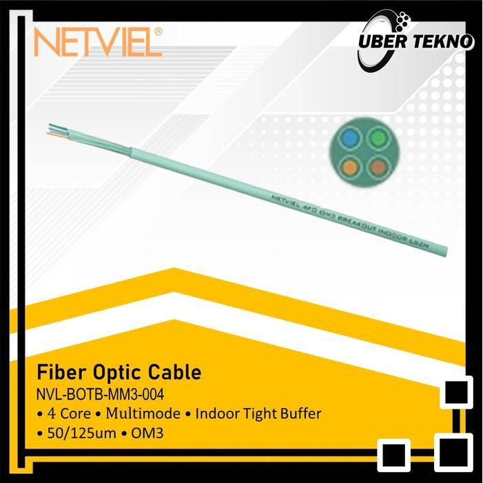 Netviel Kabel FO 4 Core MM OM3 Indoor Tht Buffer 50/125um LSZH