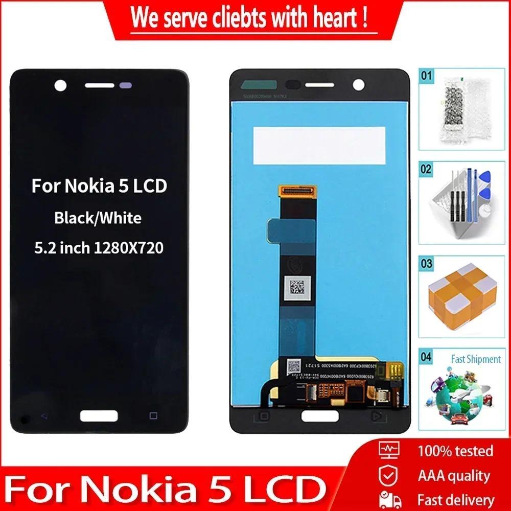 5.2" Original For Nokia 5 LCD Screen TA-1024 TA-1044 TA-1053 LCD splay Tou Screen gitizer Assembly R