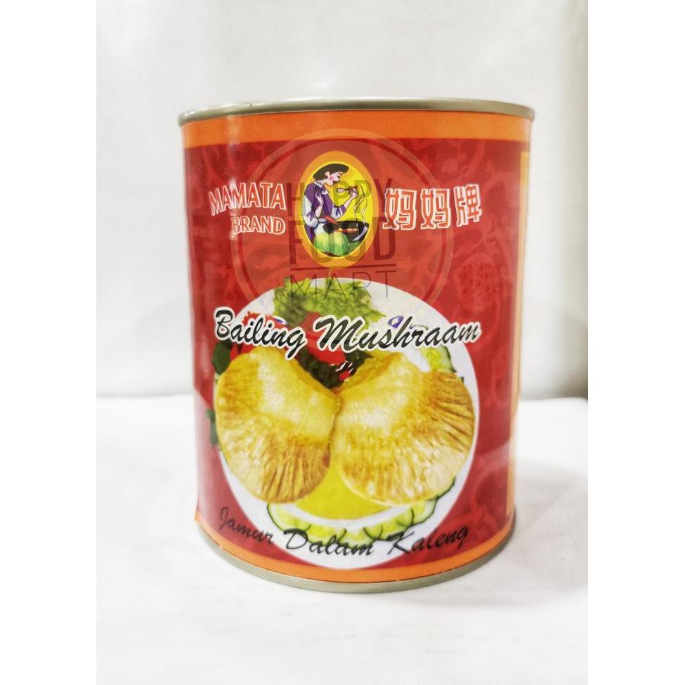 MAMATA BAILING MUSHROOM 850G/ JAMUR BAILING KALENG/ BAILING GU