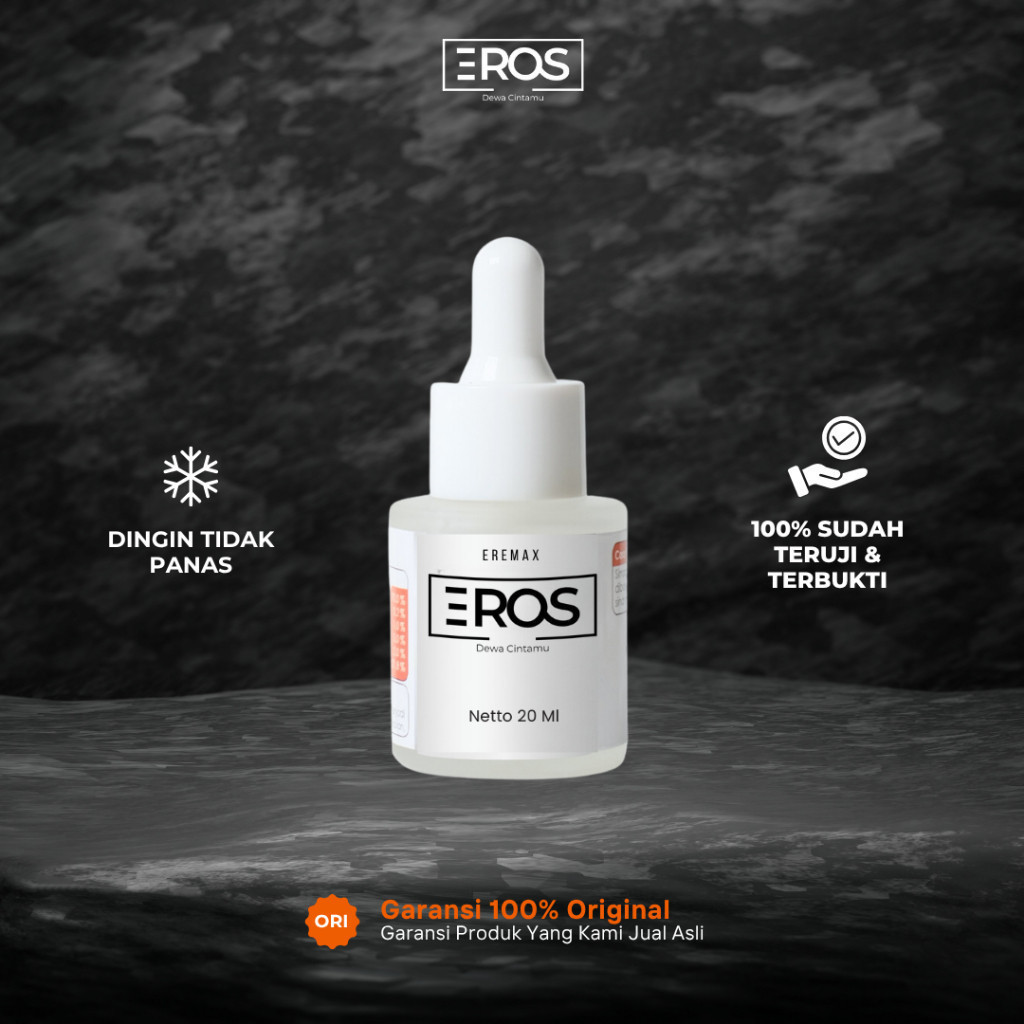Eros Serum Perkasa Original -  EROS Ori Obat kuat pria tahan lama meningkatkan stamina pria, Durasi 