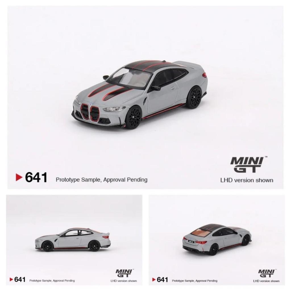 MiniGT 641 BMW M4 CSL Frozen Brooklyn Grey Metallic MGT Diecast