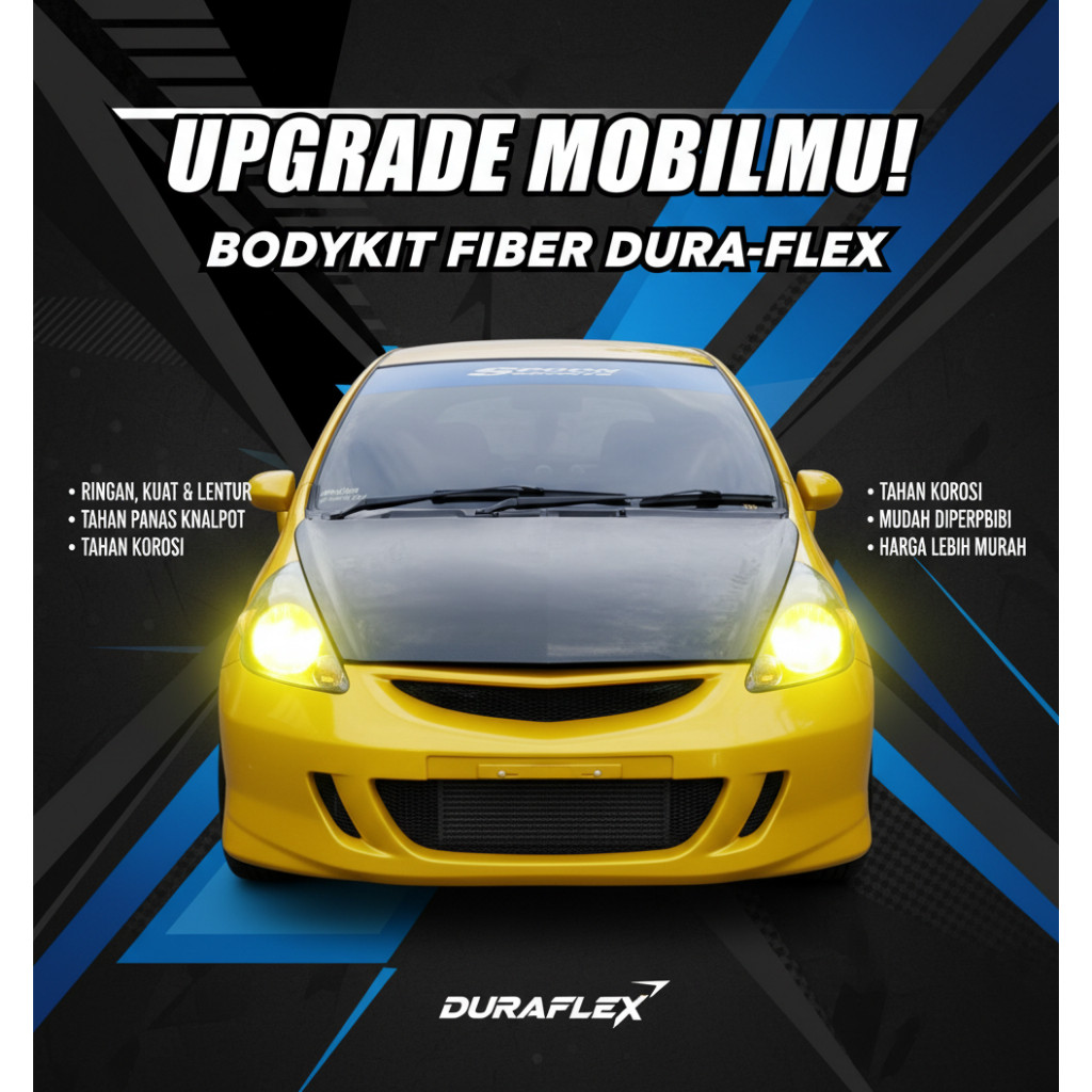 cicilan 0% bodykit honda jazz 2004 2005 2006 2007 2008 vtec bodykit jazz idsi gd3 upgrade vtec