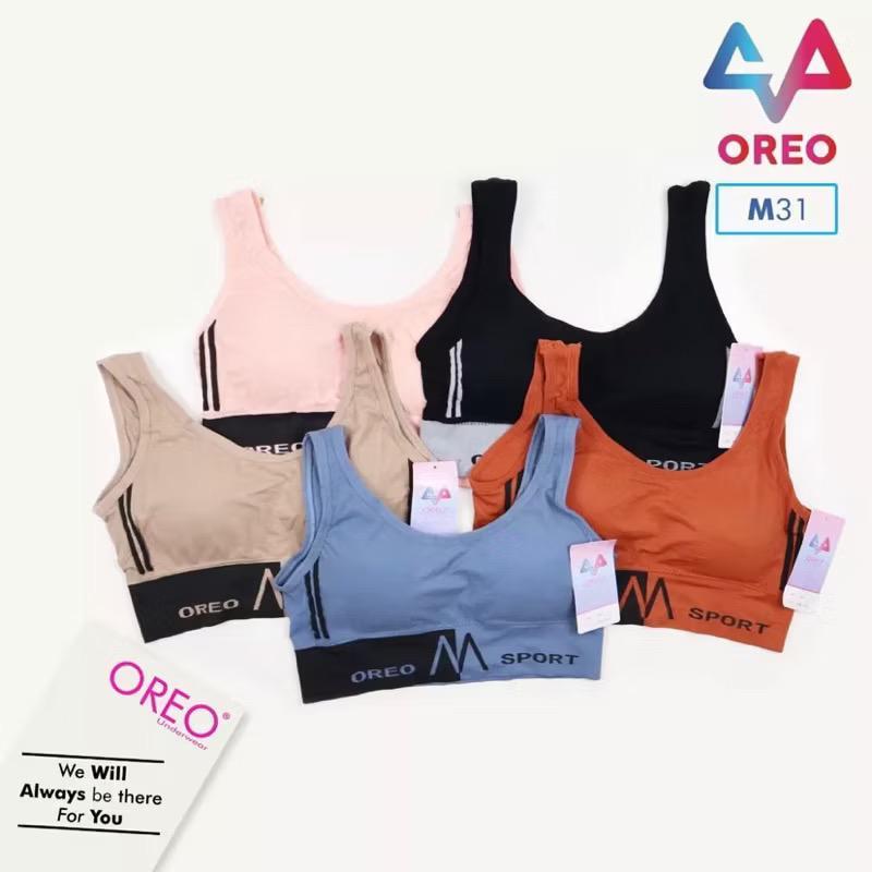 BRALETTE OREO M31 - BH RAJUT MINISET DEWASA - BH BUSA TANPA KAWAT - BRA SPORTY