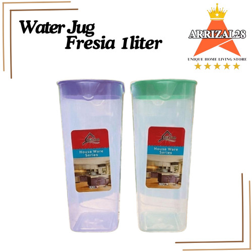 (BUBBLEWRAP) COOL POT WATER JUG SEGI FRESIA 1 LITER TRANSPARAN