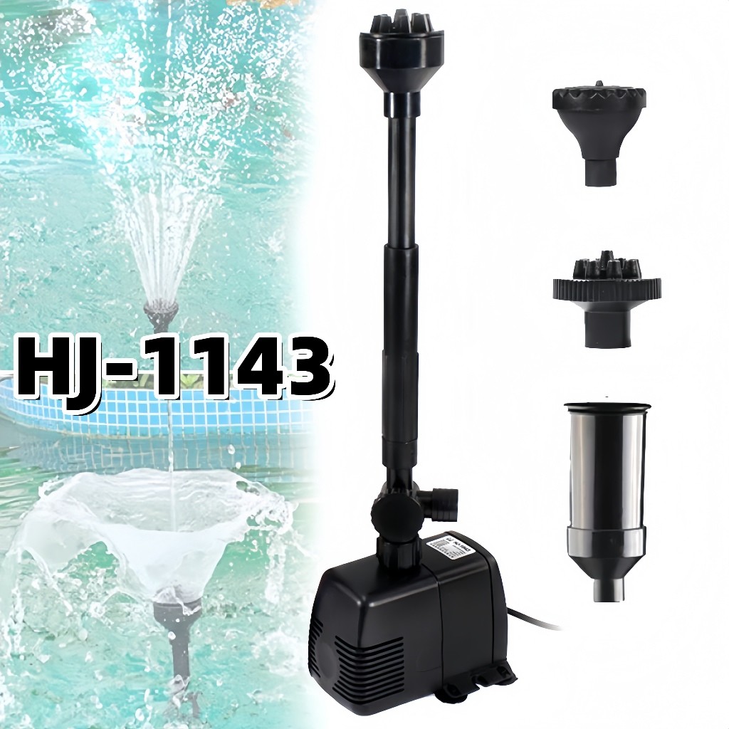 Pompa Air Mancur Kolam Koi - Mesin Pompa Air Terjun Kolam Ikan Koi Dengan Kabel