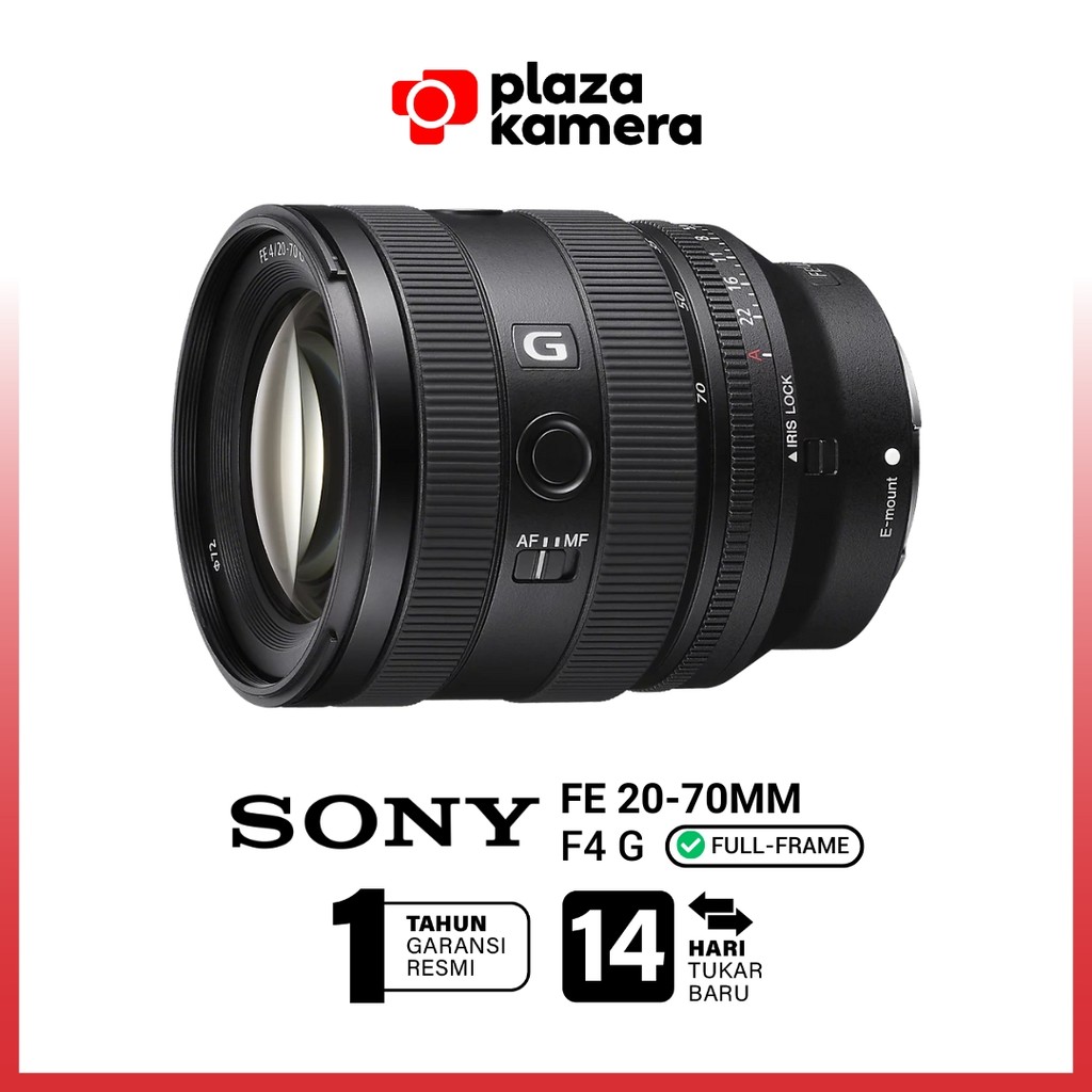 Lensa Sony FE 20-70mm F4 G Sony Lens 20-70mm Ultra Wide Zoom
