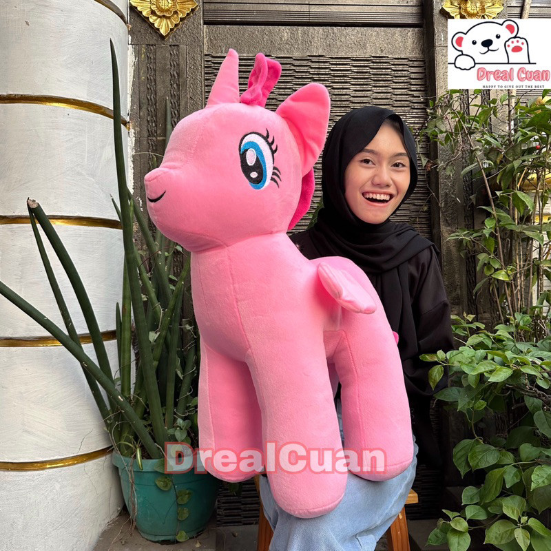 boneka kuda poni little pony unicorn jumbo besar murah SNI