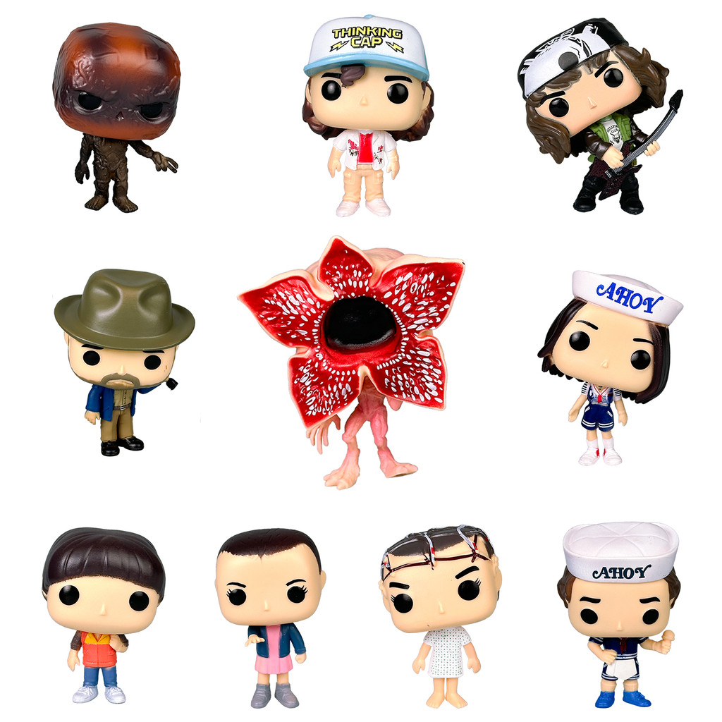 2026 Stranger Things Figures Collection - Eleven/Max/Steve/Ahoy Character Vinyl Models (10cm) | Coll