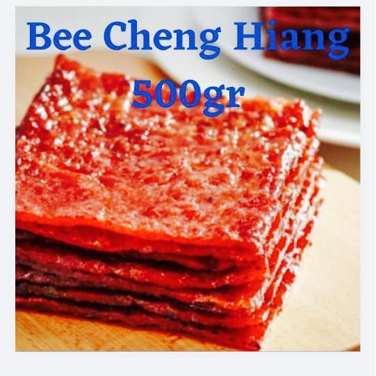 BEE CHENG HIANG SLICED PORK 500GR/DENDENG DAGING BABI BEE CHENG HIANG
