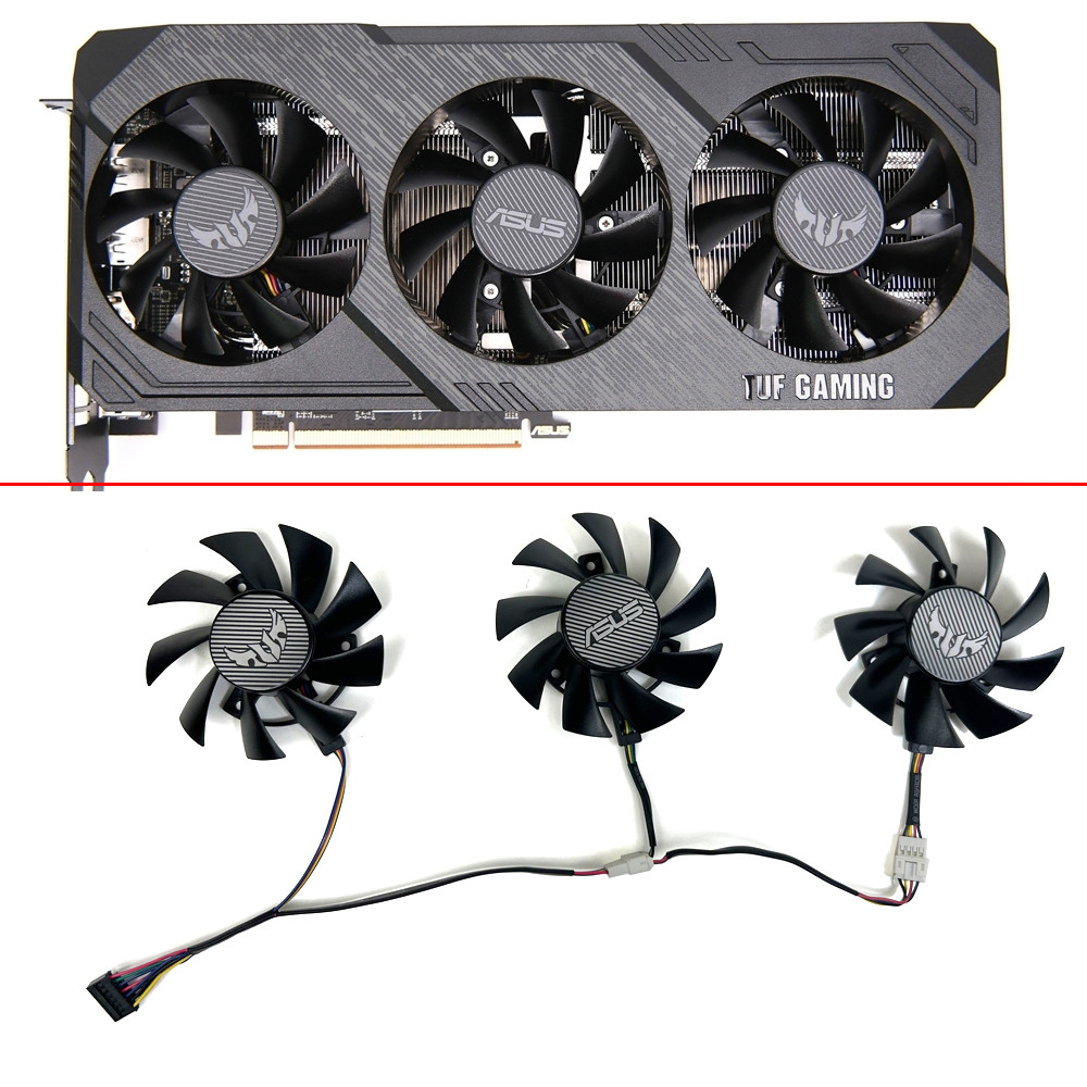 75MM T128015BU PLA08015S12HH Graphics Cooling Fan TUF Gaming X3 RX5600 RX5700XT for ASUS TUF Gaming 
