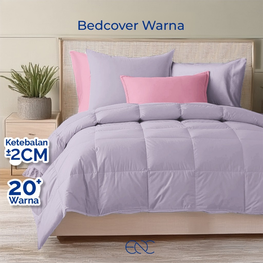 Bedcover Korea Katun Polos Aesthetic Look Minimalis ala Korean / Selimut Minimalis Polos / Selimut K