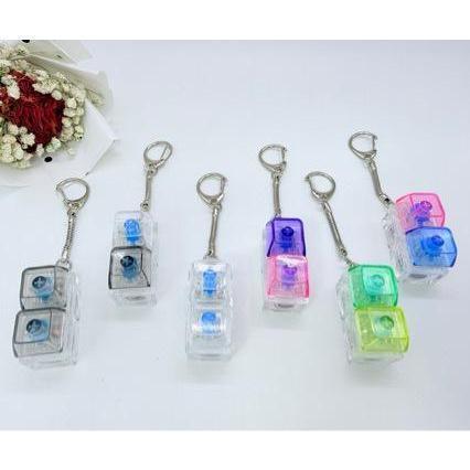Gantungan Kunci Keychain Dopamin Fidget Toy/Gantungan kunci keychain fidget ASMR/lampu Led RGB Alat 