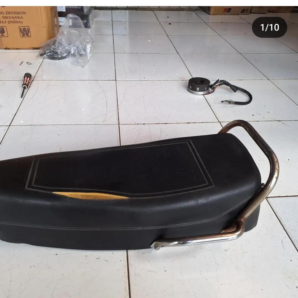 Jok arco ori italy copotan buat vespa px dkk bawahan per  ada minus kulit kaya di foto.