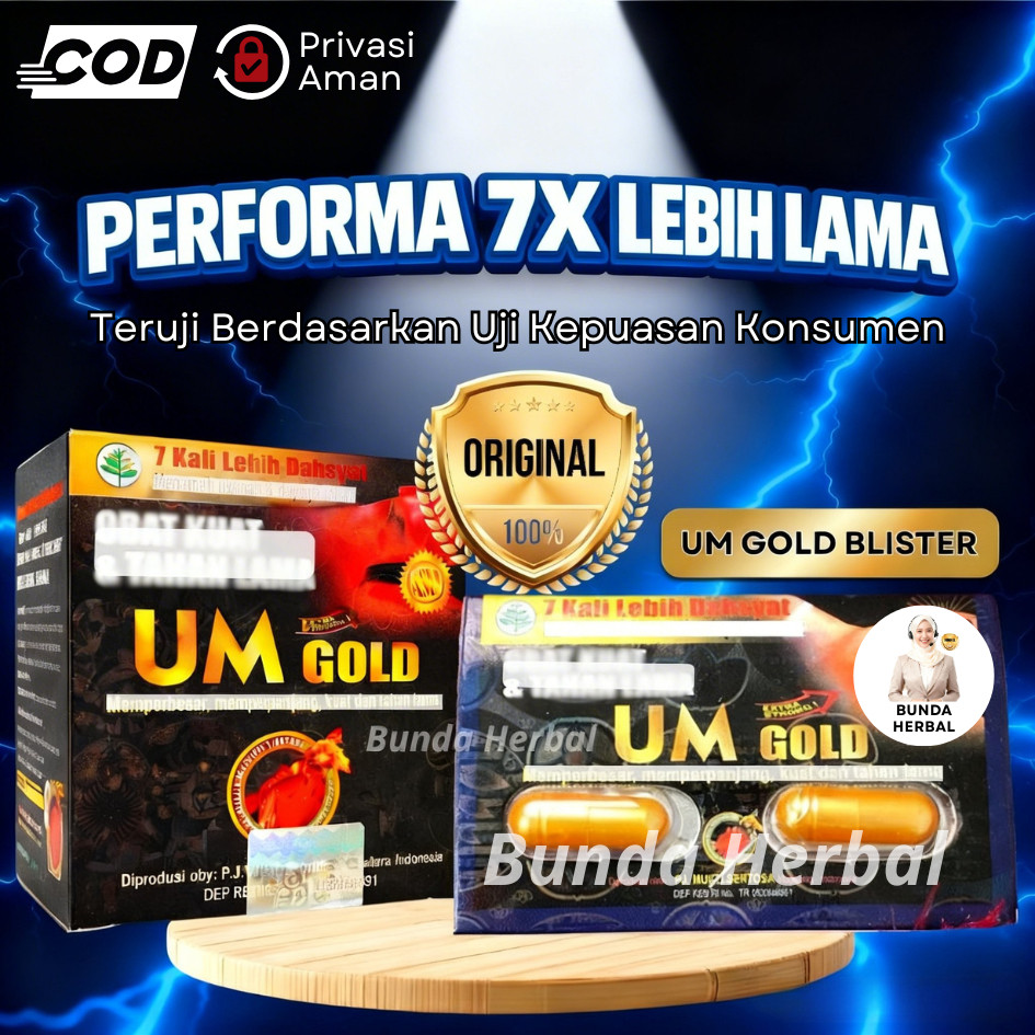 UM GOLD KAPSUL | Urat Madu Gold Original 100% Kapsul | UM Gold Blister | Urat Madu 100% Original | J