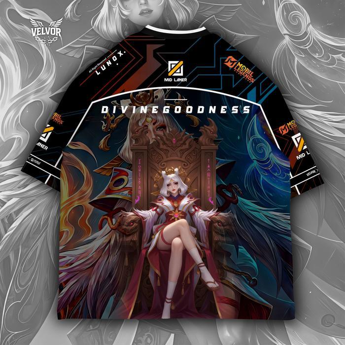 VELVOR JERSEY OVERSIZE PREMIUM - JERSEY ANAK & DEWASA - JERSEY MOBILE LEGEND LUNOX - JERSEY FULL PRI