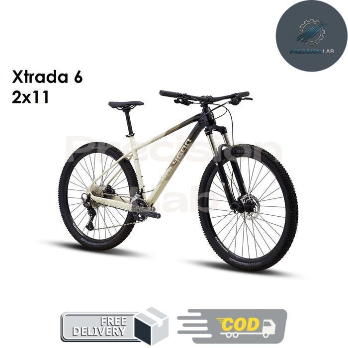 Polygon Xtrada 6 Sepeda MTB [27.5 Inch] 2x11 Speed - Cream 2x11 27,5 (S) -P.Lab