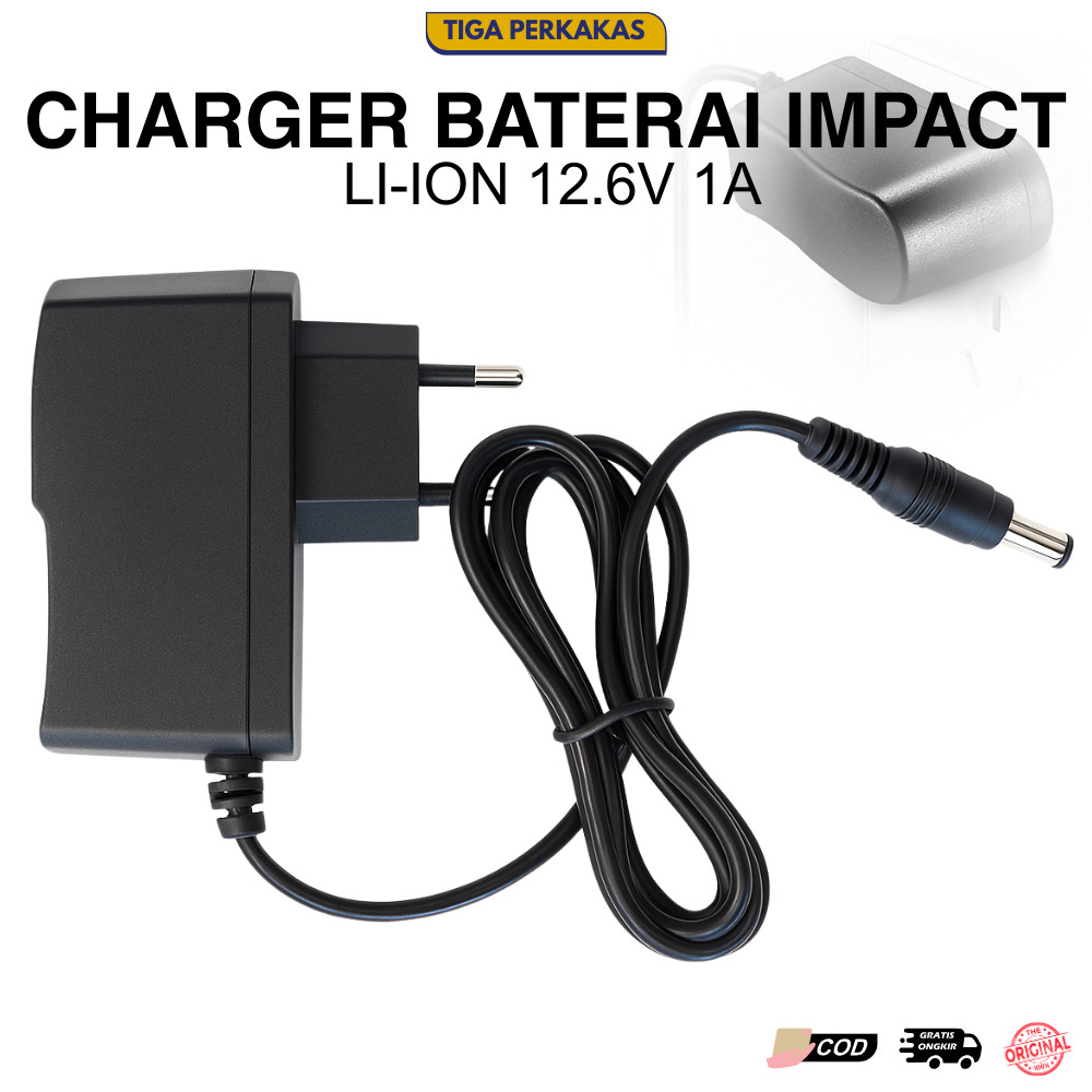 Charger 12V Adaptor Cas Mesin Bor Baterai Cordless Adapter Fast Charge 12V Impact Wrench Batre Origi