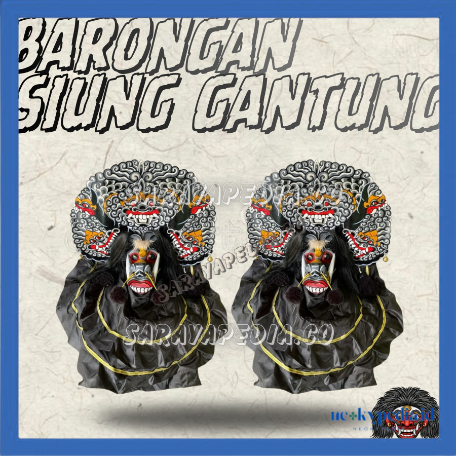 Barongan Telon Siung Gantung Barongan Pentas NEO NEO