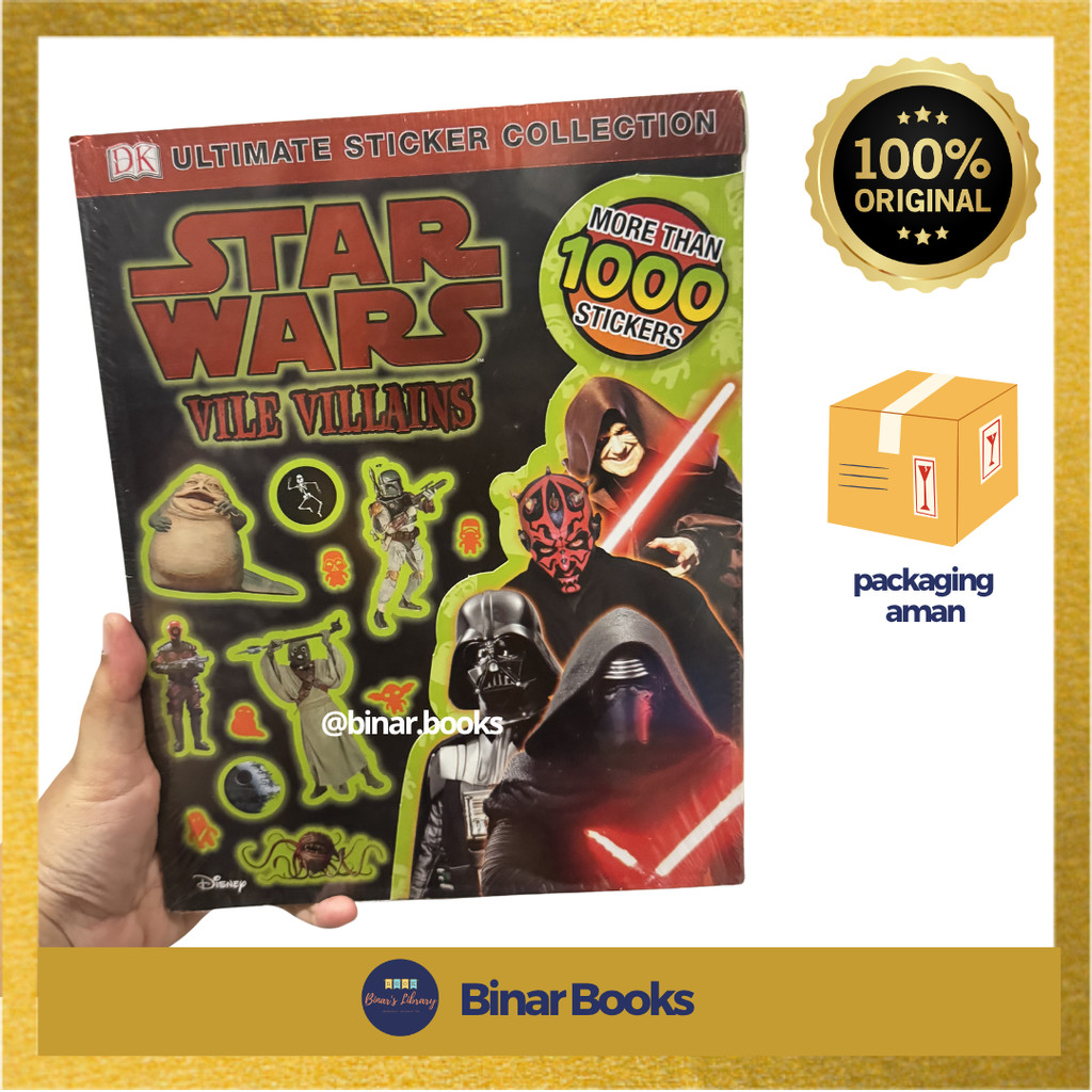 [DK] Ultimate Sticker (Star Wars Vile Villains) Book By DK