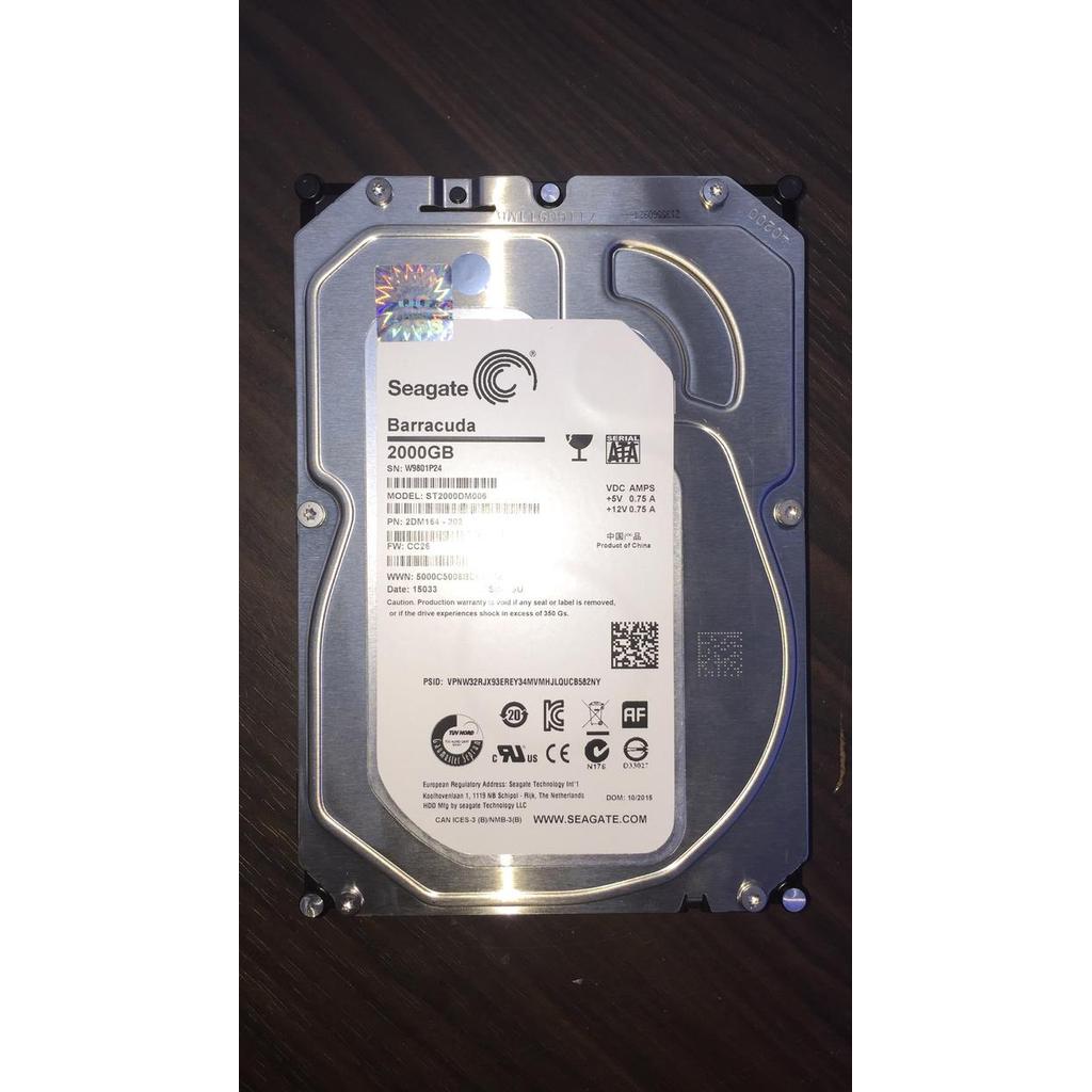 Hardisk seagate sata 2000gb  promo- DHI