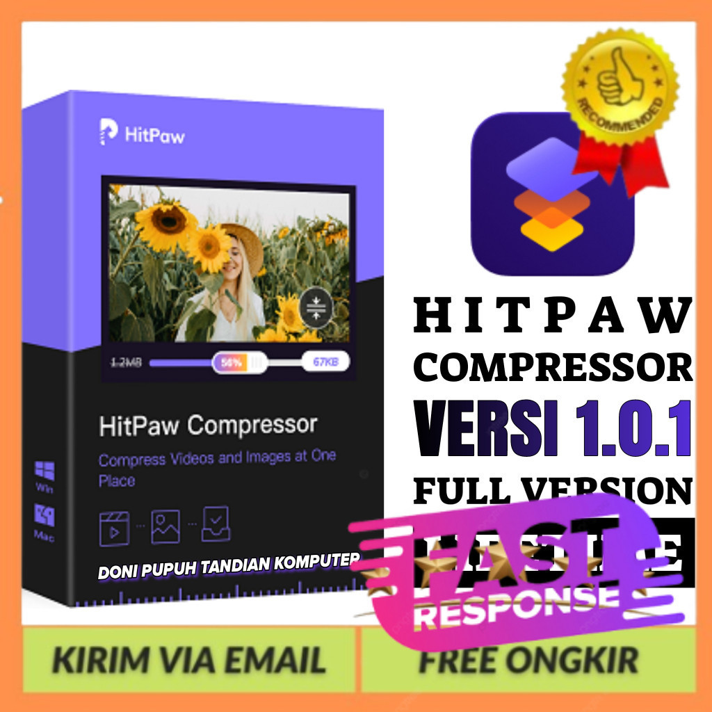 HitPaw Compressor Full Version Lifetime + Video Cara Install