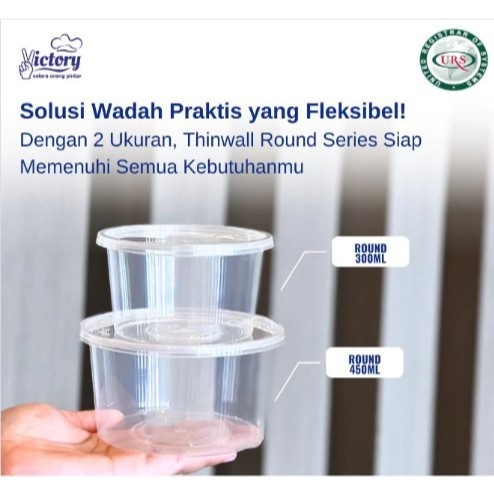 BH THINWALL BOWL THINWALL ROUND THINWALL BOWL MANGKOK 200-450ML THINWALL MANGKOK MAKANAN TRANSPARAN 