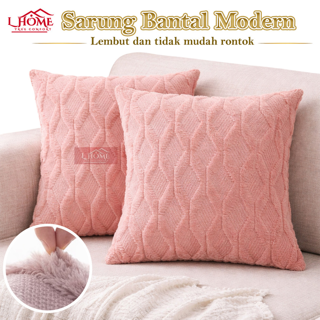 Living Home Official Sarung Bantal Ruang Tamu 40x40 SARUNG BANTAL SOFA RAJUT