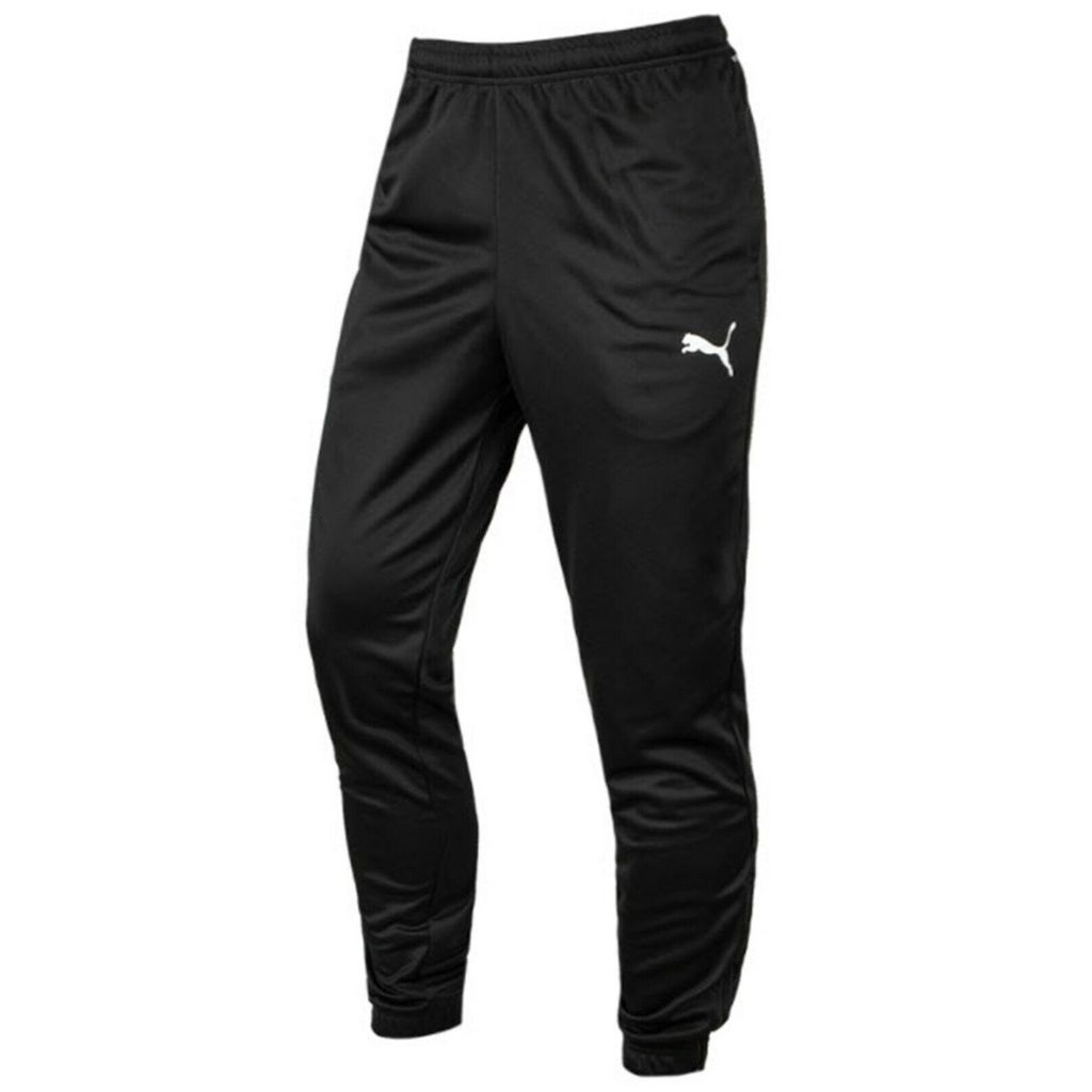 Celana Training Puma TeamRISE Poly Training Pants Black 657390 03