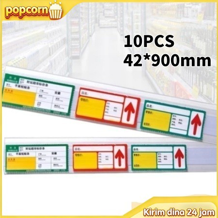 900×42 mm Label Rak Klip Label Harga /Pemegang Label Harga/Pemegang Label Supermarket