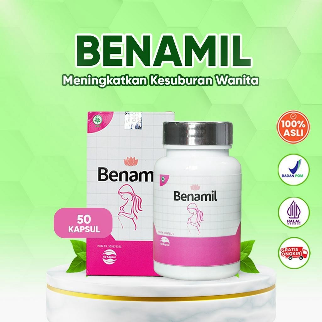 Benamil Obat Promil Paling Ampuh Untuk Suami Istri - BPOM dan Halal