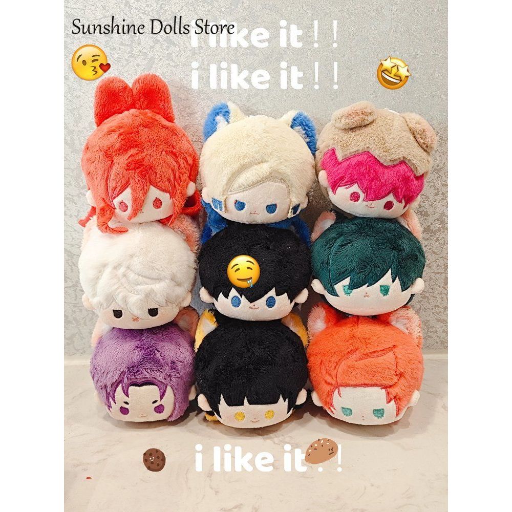 Anime  Nagi Seishiro Michael Kaiser Chigiri Rin Ness Cosplay Plush Doll Squeak go Maumet Puppet Pent