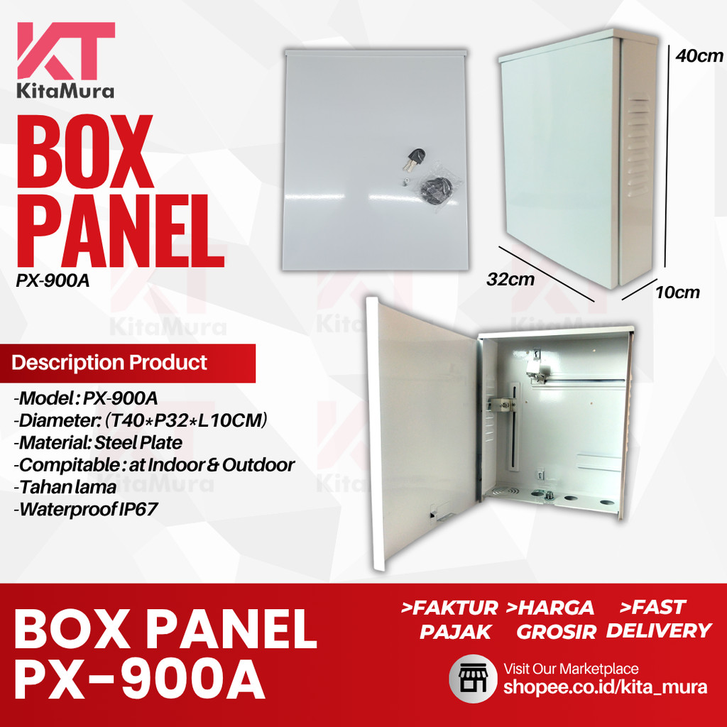 Box Panel Listrik Outdoor/Indoor 9A ,900 Panel Listrik Outdoor