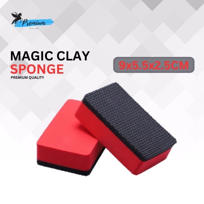 Magic Clay Sponge | Clay Sponge Pad | Spon Clay Bar | Spons Cuci Mobil