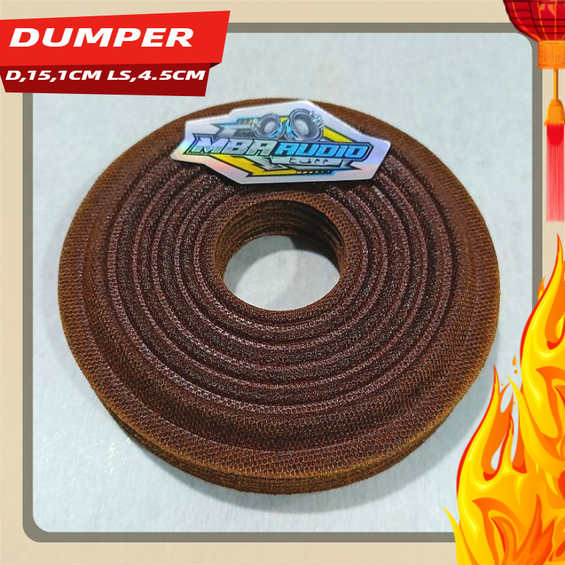 Damper Dumper Speaker ACR 1240  Diameter 15,1 Cm Lubang Spul 4,5 Cm
