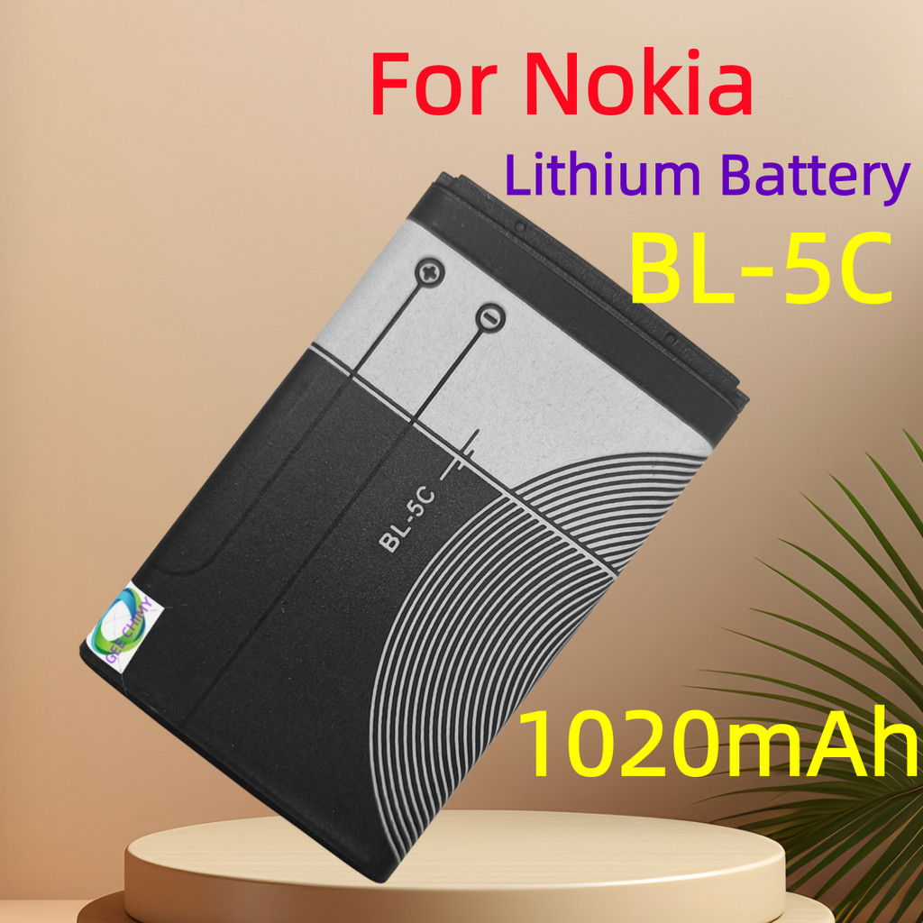 1020mAh BL-5C BL 5C Replacement Li-ion Lithium Battery or Charger For Nokia 1112 1208 1600 2610 2600