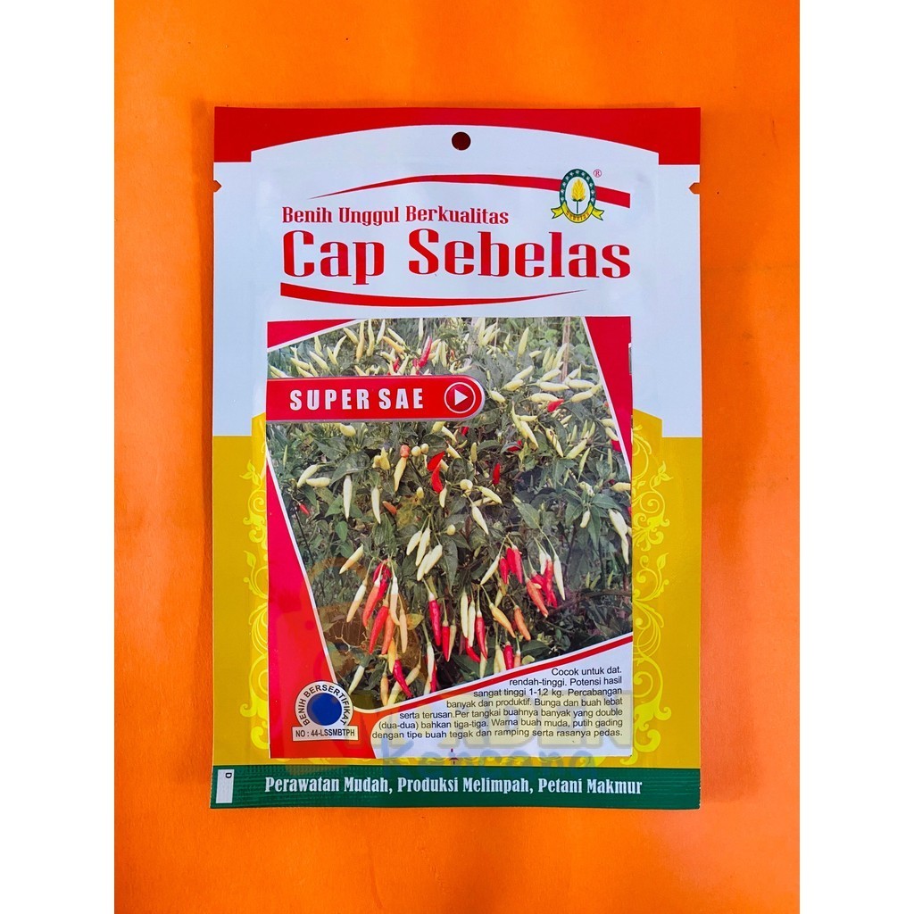 Benih Cabe Cabai Rawit SUPER SAE isi 10gr dari Cap Sebelas