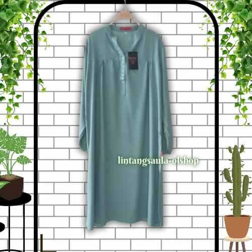 Tunik Polos Rayon Jumbo Hijau Wardah