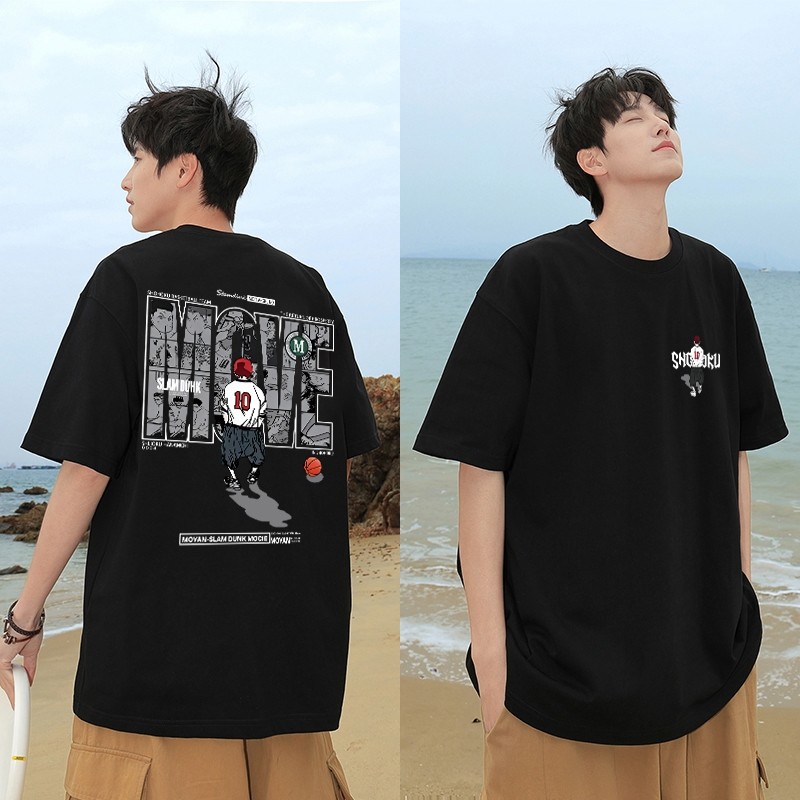 COD Misteri Tshirt Oversize Baju Kaos Pria Distro Original 100% Tebal SLAM DUNK Hanamichi Sakuragi N