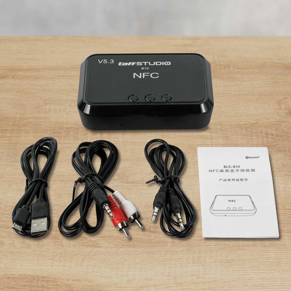 Audio Musik Speaker Receiver Blutut Blotooth Bluetooth Blutooth 5.3 Reciver NFC Micro USB AUX RCA