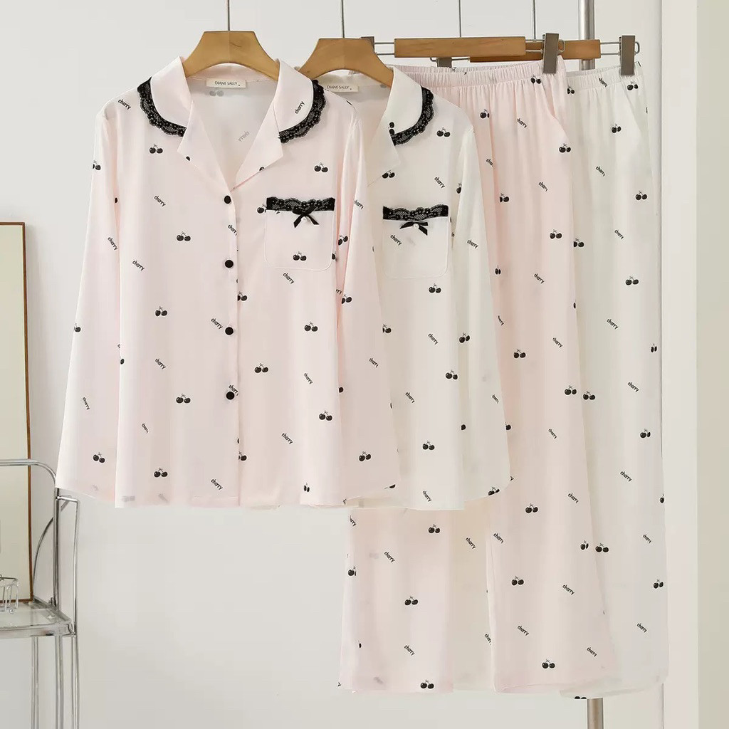(DS6606) BAJU TIDUR DIANE SALLY MOTIF PITA COQUETTE / PAJAMAS DIANE SALLY PREMIUM QUALITY / DIANE SA