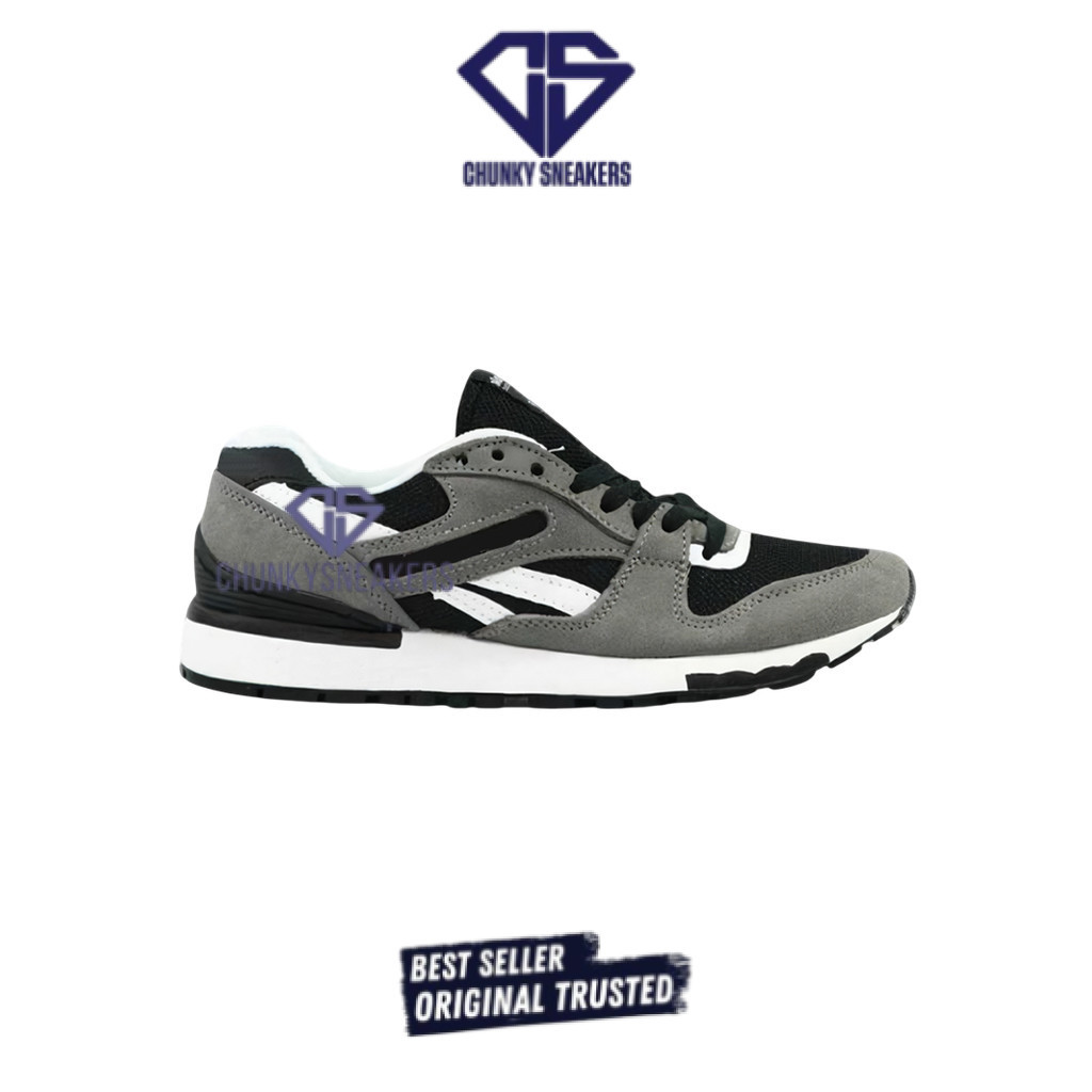 Sepatu Reebok GL6000 Grey White Black 100% Original BNIB