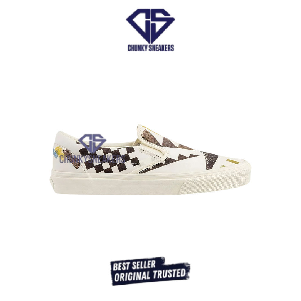 Sepatu Sepatu Vans  Slip On X MoMA “Vasily Kandinsky” Exclusive Release (Special Box) 100% Original 