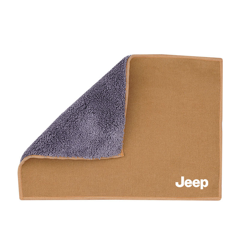 High-quality Suede Fleece Microfiber Towel Car Cleaning Rag Cloth For Jeep Grand Cherokee Wrangler J