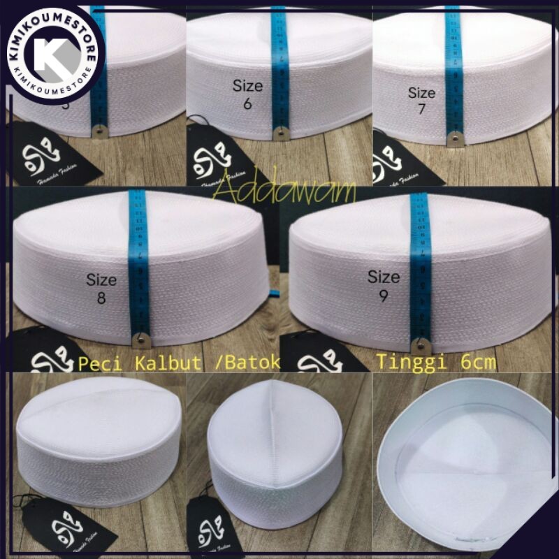 PROMO PECI KALBUT 6CM, PECI HAJI, PECI MUSLIM, KOPIYAH, ADDAWAM TINGGI 6CM