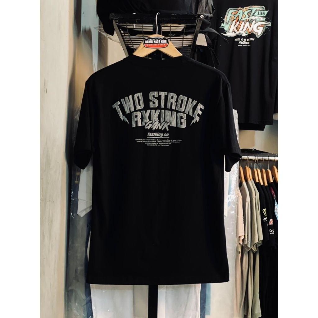 T-SHIRT RX-KING TWO STROKE GANK Kaos Distro