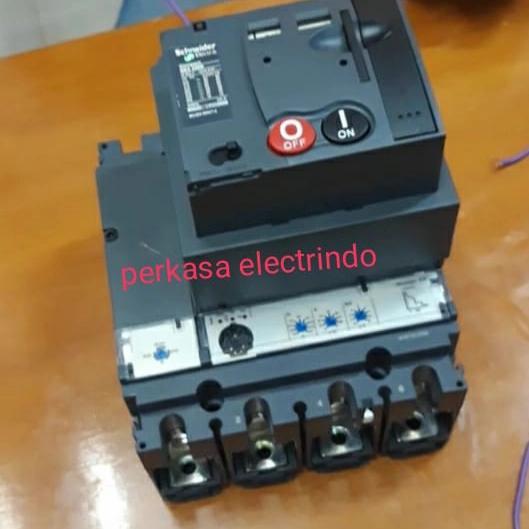 MCCB MOTORIZD NSX160F 4P 160A ORIGINAL