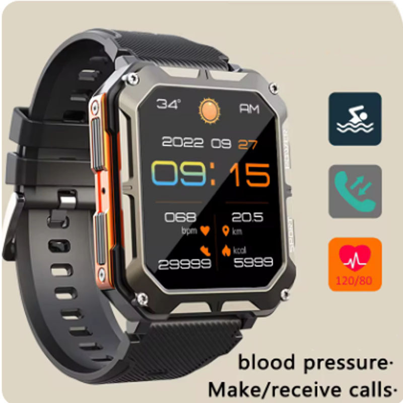 For Honor Magic Ulefone Power Armor 18 Ultra vivo iQOO Z7X Smart Watch Men Full Touch Fitness IP67 w
